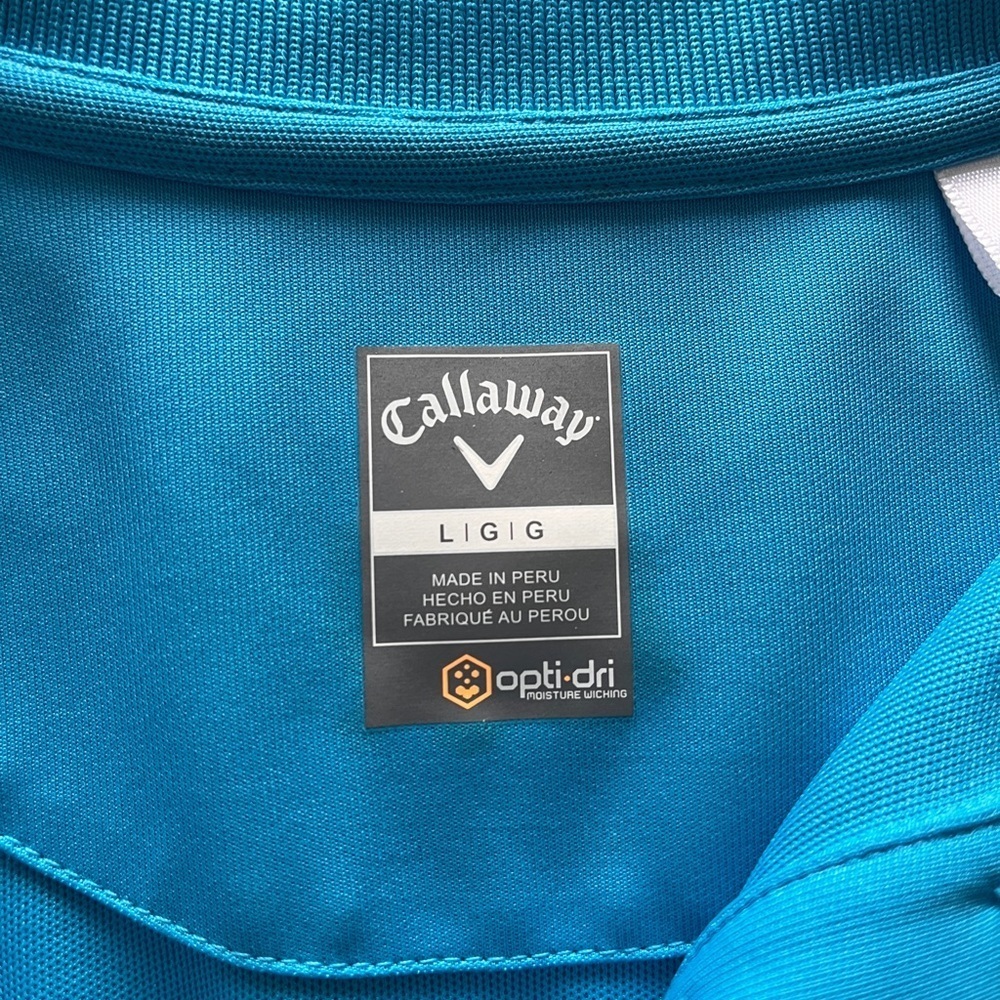 Callaway Swing Shift Polo Shirt sz Large - Picture 7 of 8